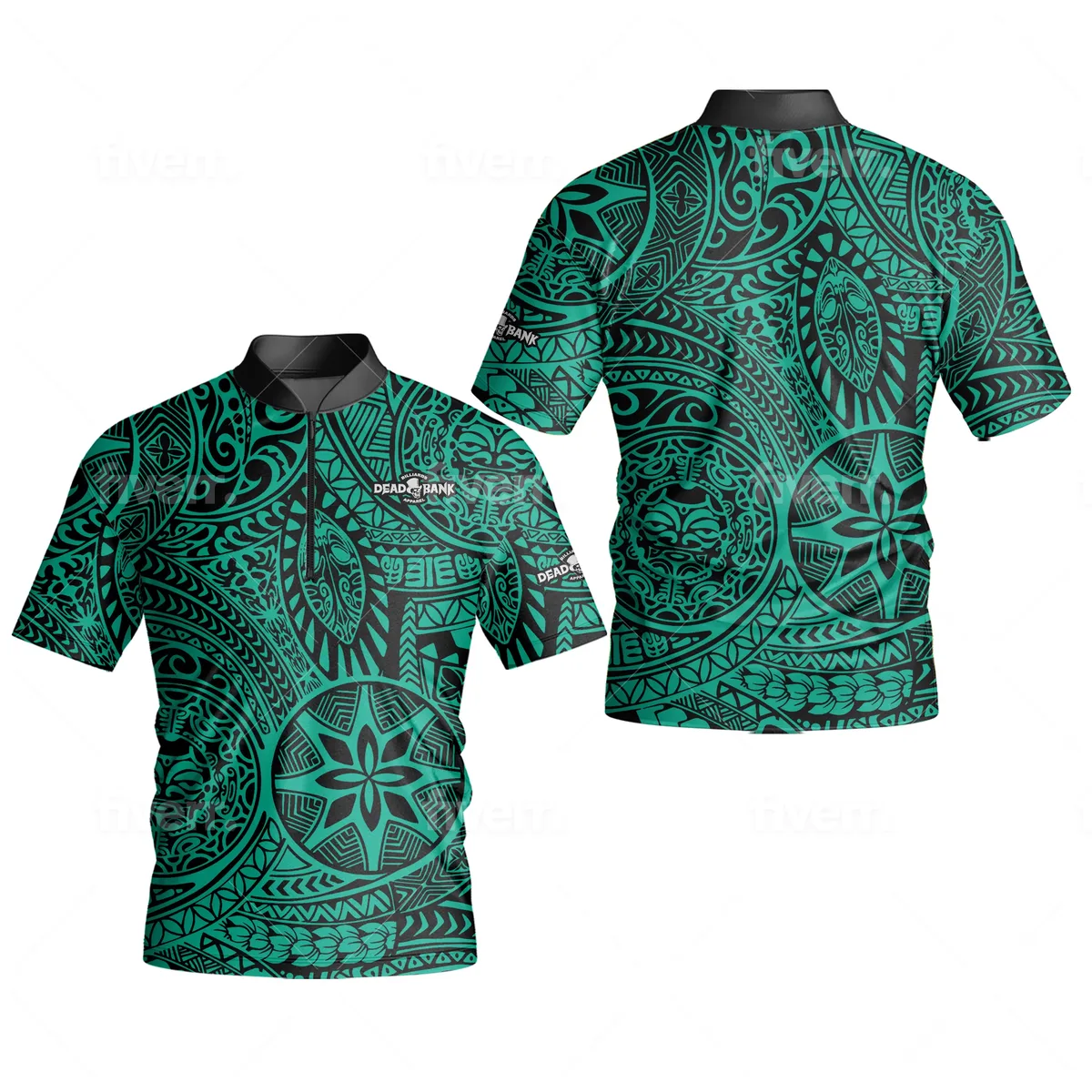 Samoan / Hawaiian Pattern - Billiards Jersey