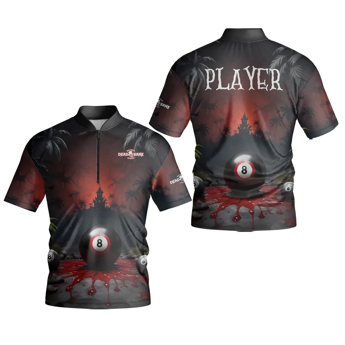 D. Bank Manor - Billiards Jersey Custom Name/Logo
